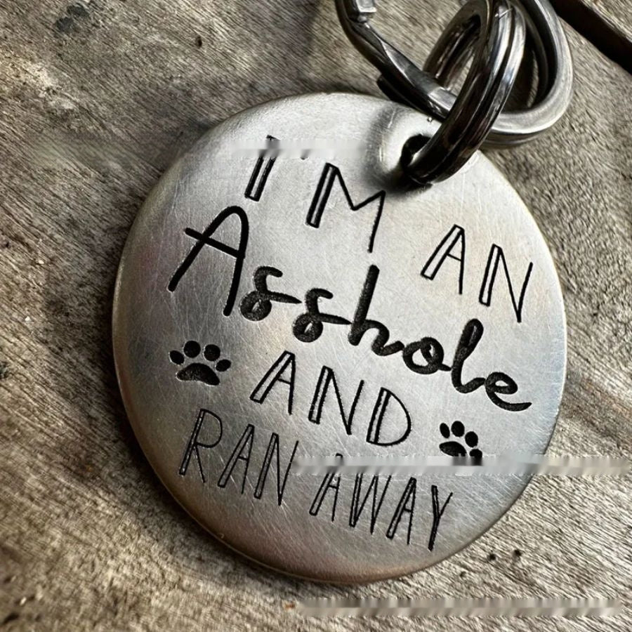 Funny Stainless Steel Metal Dog Tag
