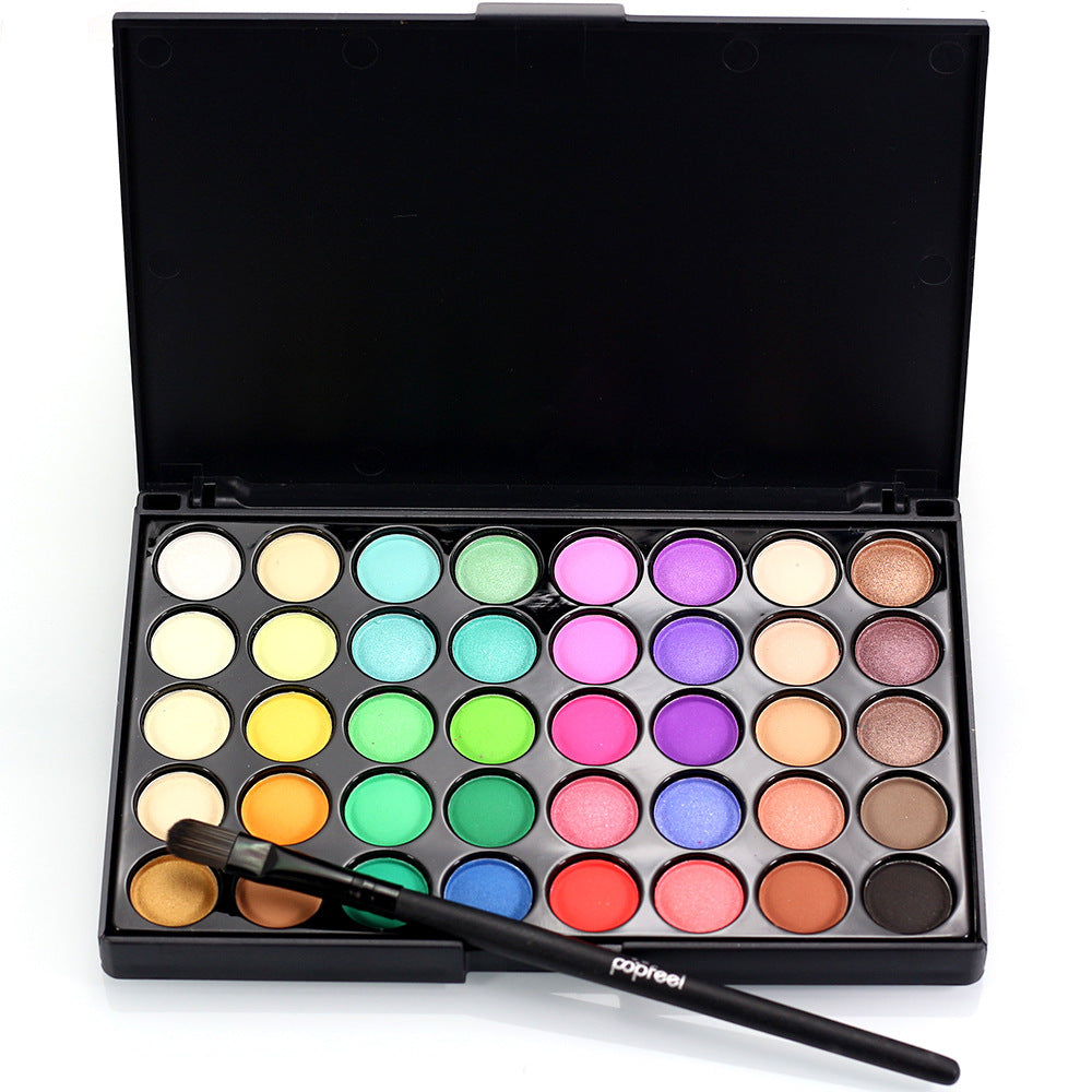 40 Color Waterproof Eyeshadow Palette