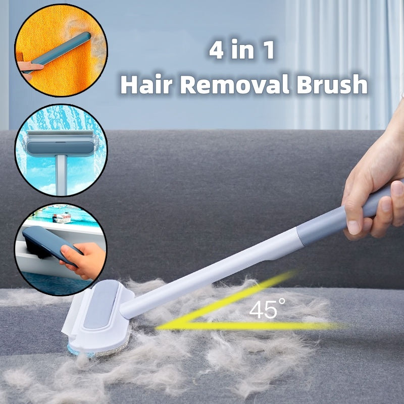 4 In 1 Multifunctional Pet Hair Removal Brush With Window Screen Cleaning Tool Gadgets