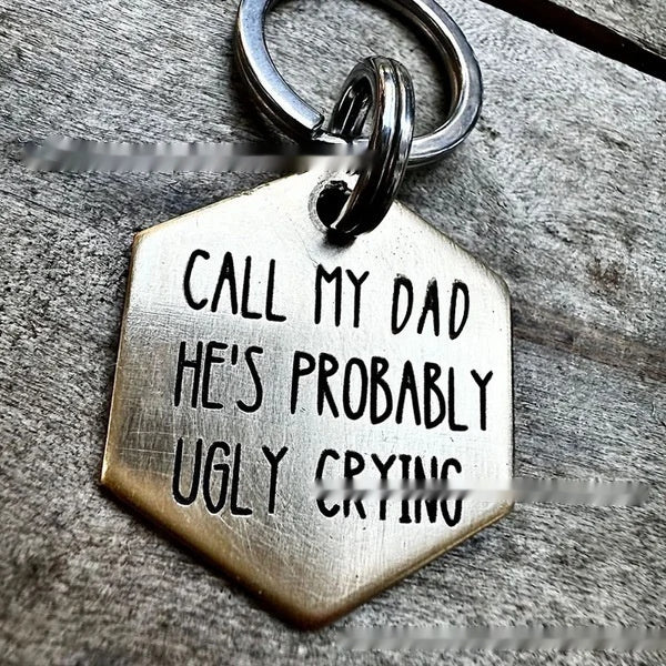 Funny Stainless Steel Metal Dog Tag
