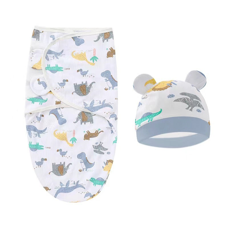 Newborn Swaddle Sleeping Bag Baby Spring Silkworm