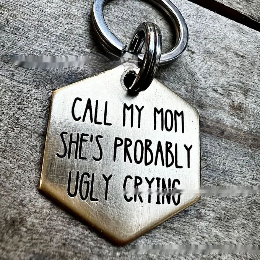 Funny Stainless Steel Metal Dog Tag