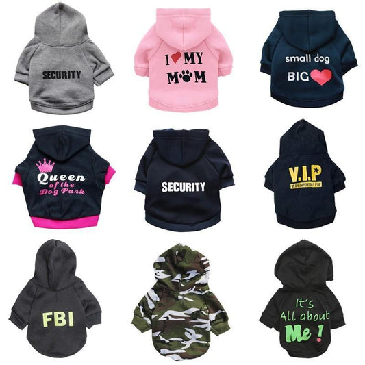 Fleece Printed Dog Clothes